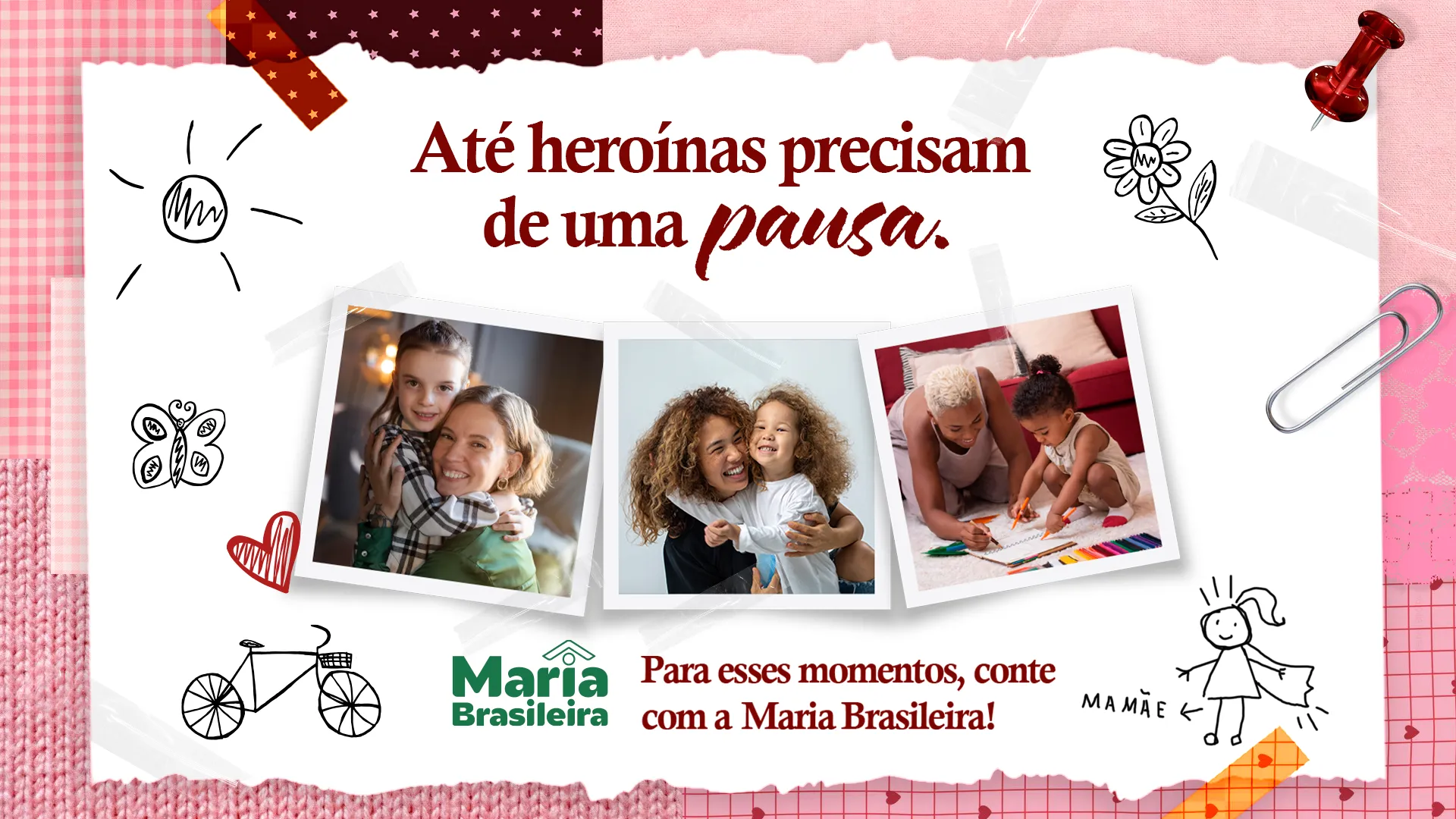 Imagem ilustrativa para o artigo Até heroínas precisam de uma pausa, para esses momentos, conte com a Maria Brasileira da Maria Brasileira